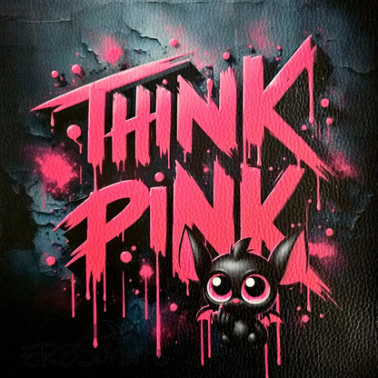 Kunstleder Panele Think Pink | 25 x 25cm - P25