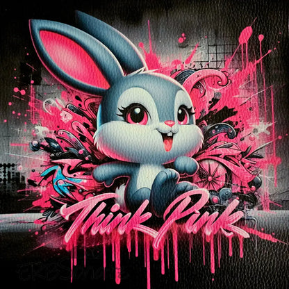 Kunstleder Panele Think Pink | 30x 30cm - P30