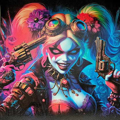 Kunstleder Panele Vibrant Joker Collection - Harley Flower