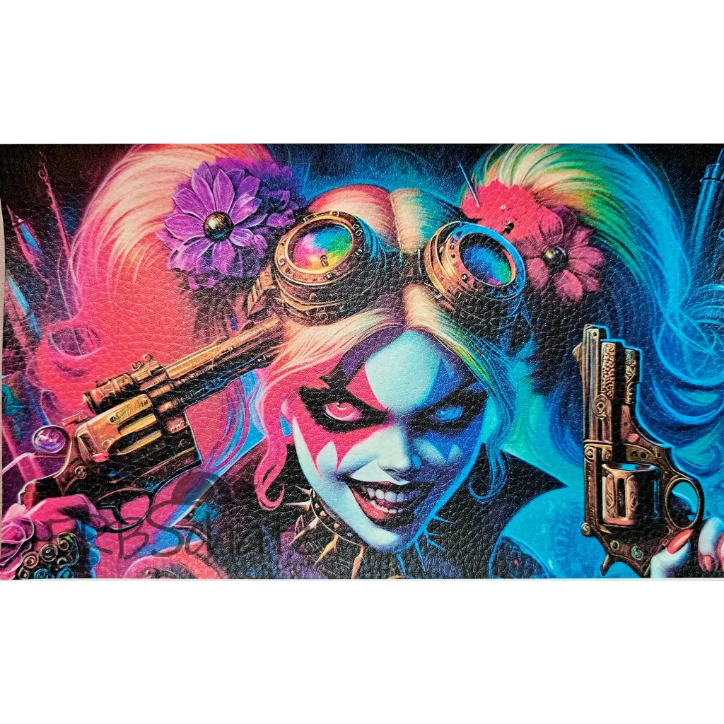 Kunstleder Panele Vibrant Joker Collection - Harley Flower