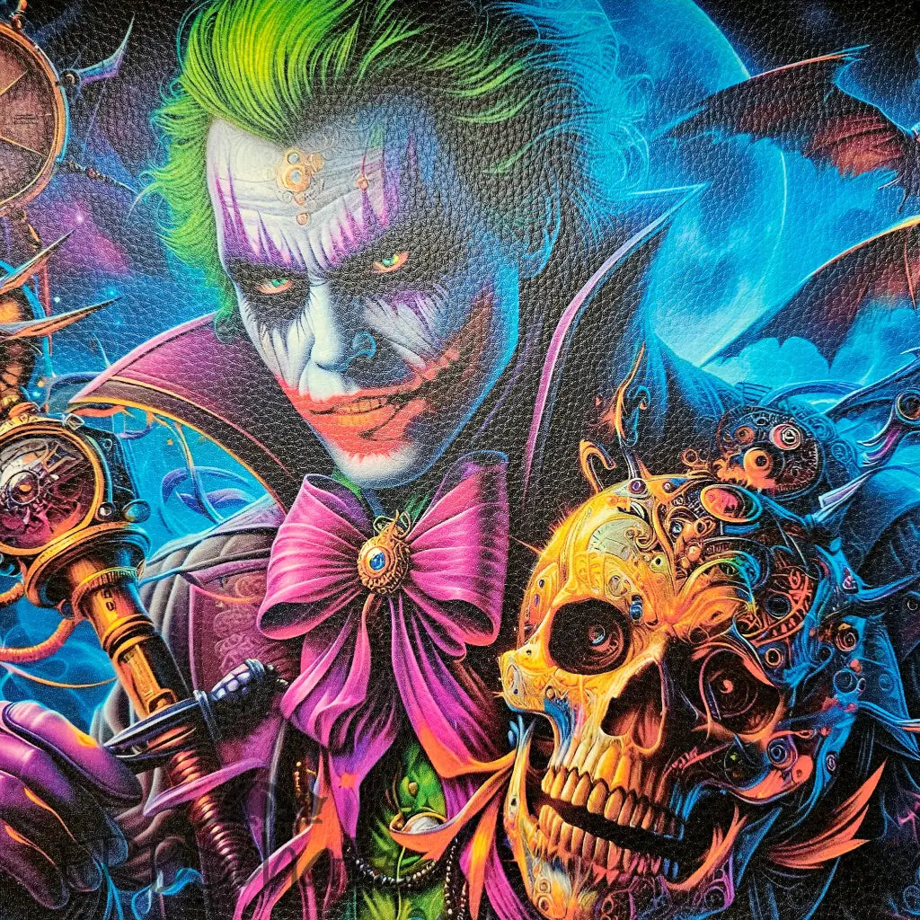 Kunstleder Panele Vibrant Joker Collection - Joker & Skull