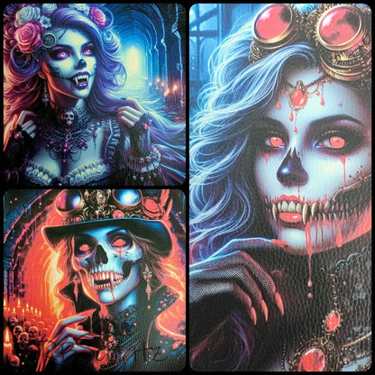 Kunstleder Panele Vibrant Vampires 25x25 cm P25