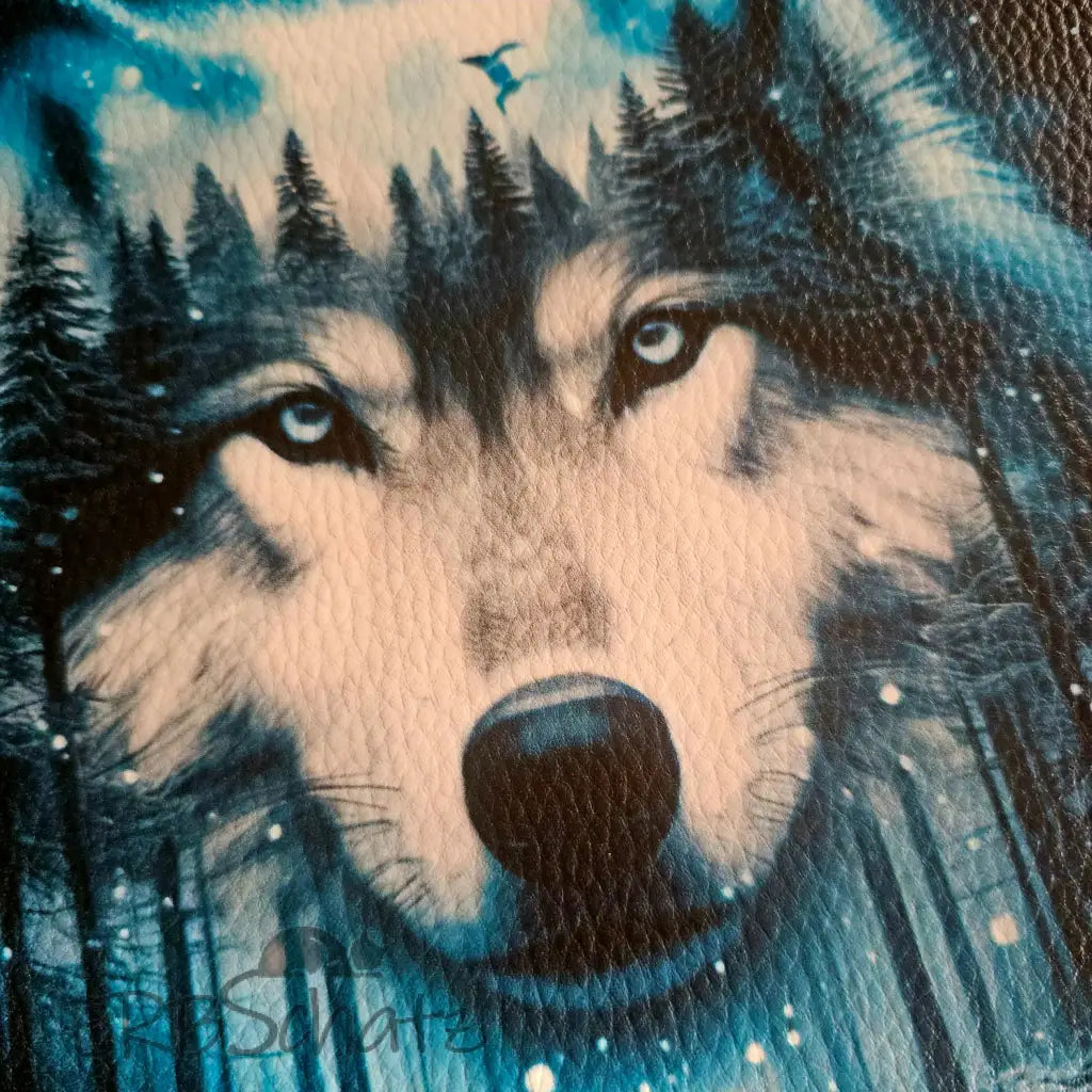 Kunstleder Panele Wonderful Wolf Collection | 25x 25cm - P25