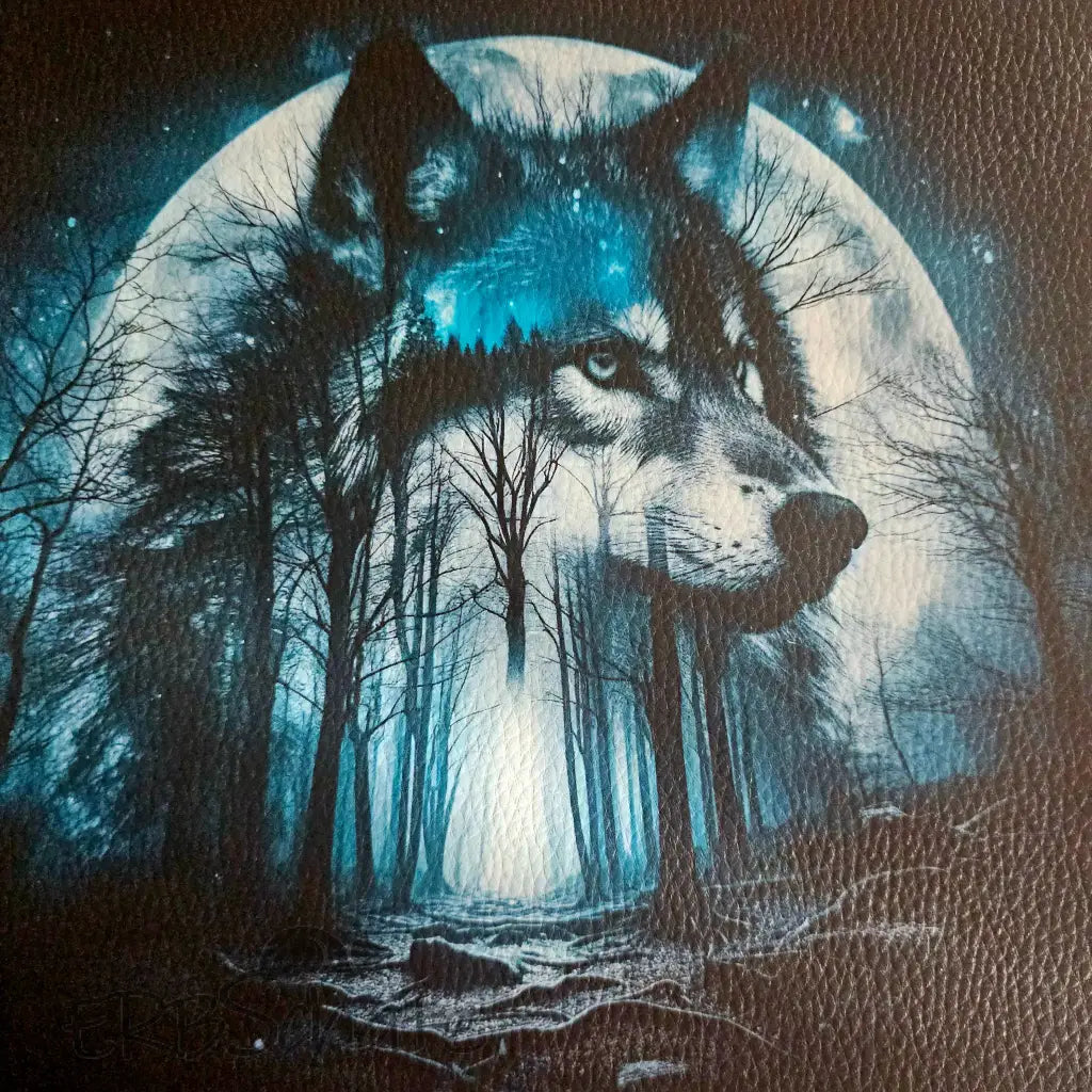 Kunstleder Panele Wonderful Wolf Collection | 25x 25cm - P25
