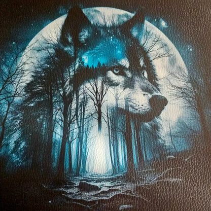 Kunstleder Panele Wonderful Wolf Collection | 25x 25cm - P25