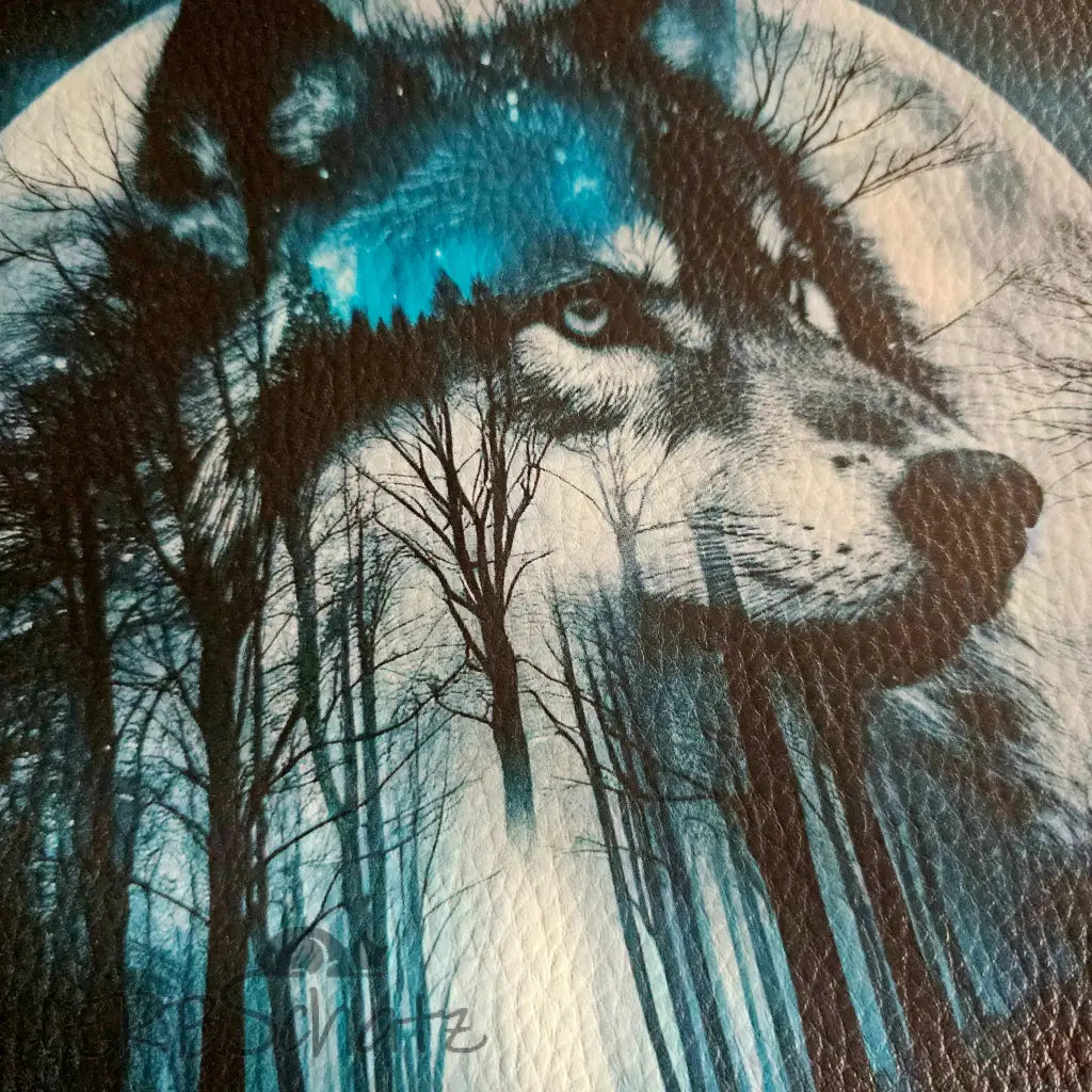 Kunstleder Panele Wonderful Wolf Collection | 25x 25cm - P25
