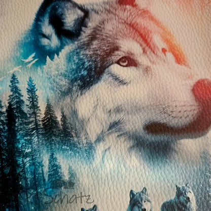Kunstleder Panele Wonderful Wolf Collection | 30x 30cm - P30