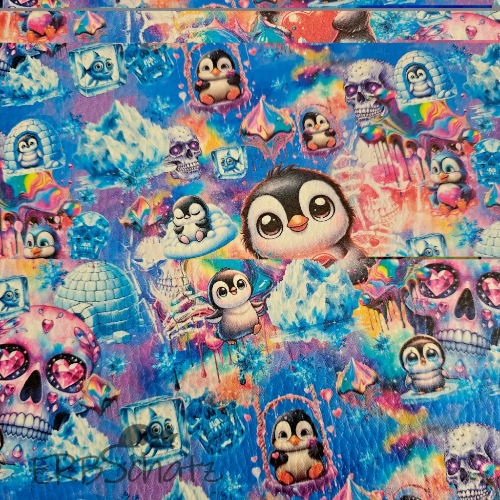 Kunstleder Penguin World 50 x 140 cm - Penguin World - KL50