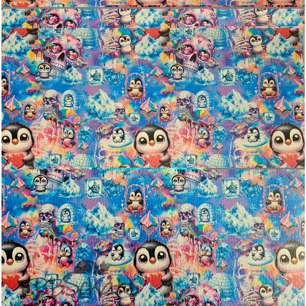 Kunstleder Penguin World 50 x 140 cm - Penguin World - KL50