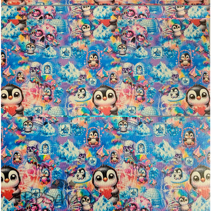 Kunstleder Penguin World 50 x 140 cm - Penguin World - KL50