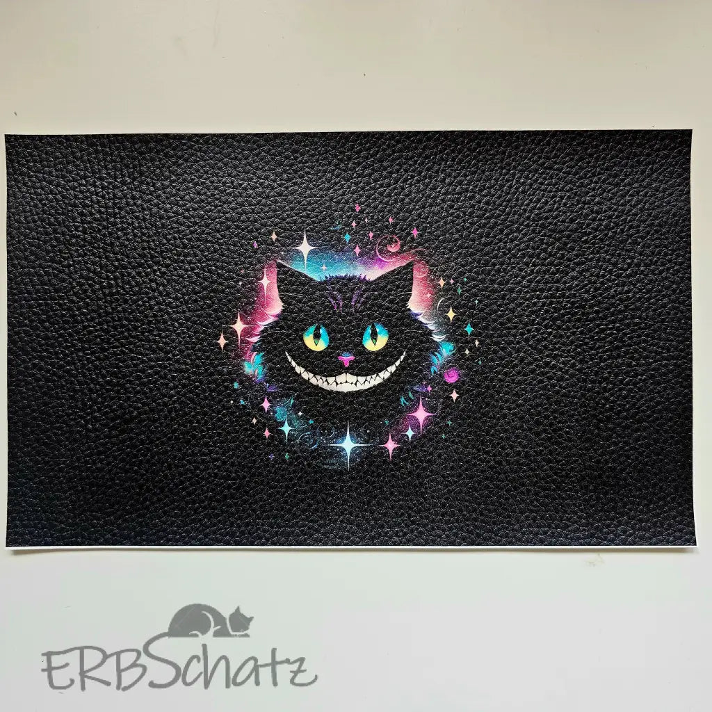 Kunstleder Portemonnaie Panel Black Grincat 25x 15cm - PP