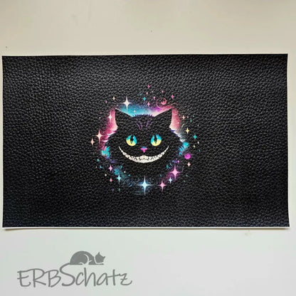 Kunstleder Portemonnaie Panel Black Grincat 25x 15cm - PP