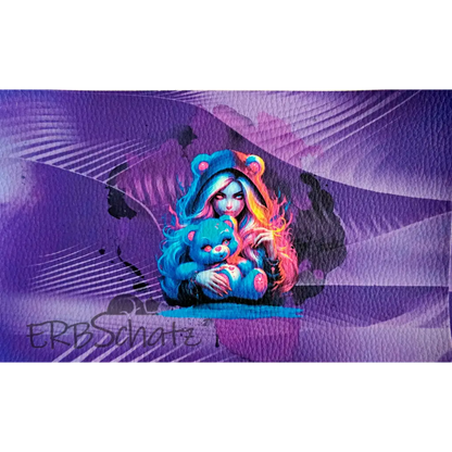 Kunstleder Portemonnaie Panel Hug Bear Cute | 25x 15cm - PP