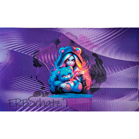 Kunstleder Portemonnaie Panel Hug Bear Cute | 25x 15cm - PP