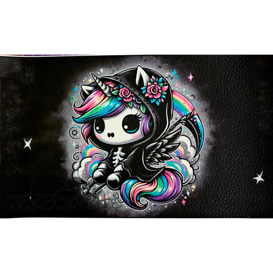 Kunstleder Portemonnaie Panel Little Reapers | 25x 15cm