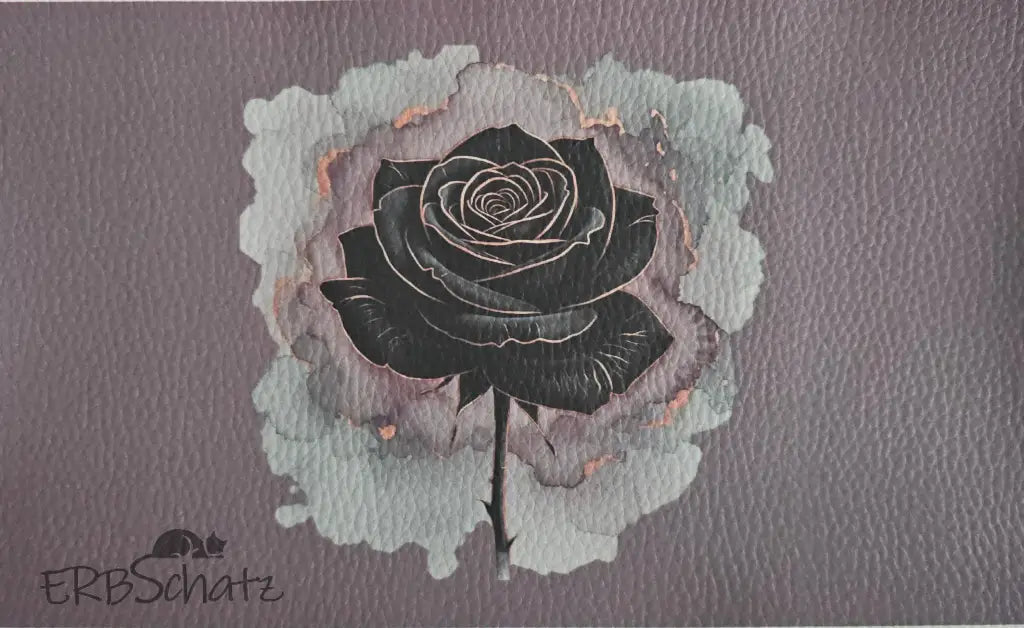 Kunstleder Portemonnaie Panel Rose Metallise | 25x15cm PP