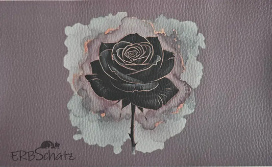 Kunstleder Portemonnaie Panel Rose Metallise | 25x15cm PP