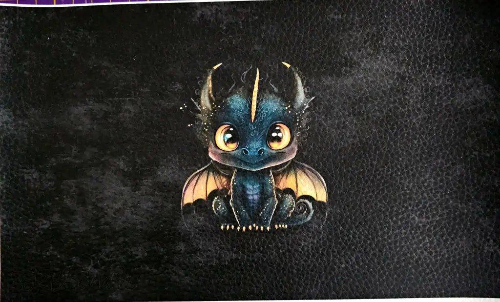 Kunstleder Portemonnaie Panele Cute Dragons | 25 x 15cm - PP