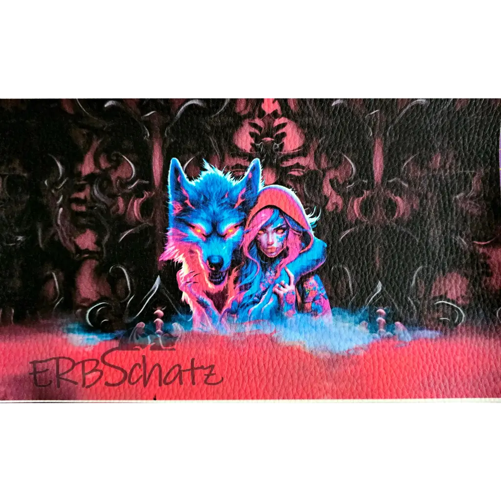 Kunstleder Portemonnaie Panele Strong Girls Collection