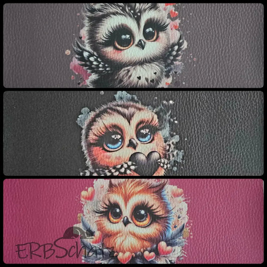 Kunstleder Portemonnaie Panele Sweet Owls | 25x15cm - PP