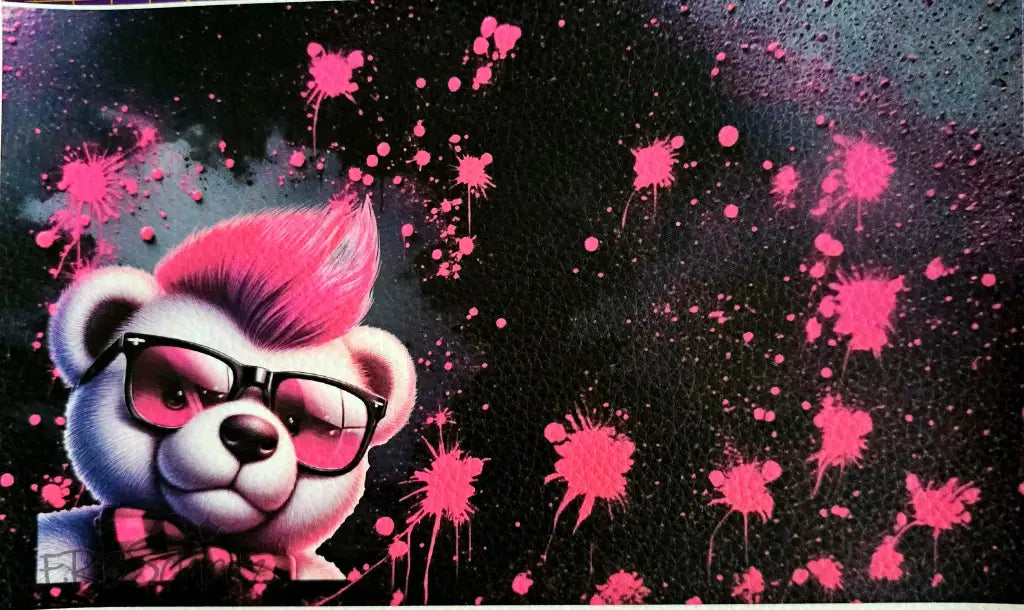 Kunstleder Portemonnaie Panele Think Pink | 25 x 15cm - PP