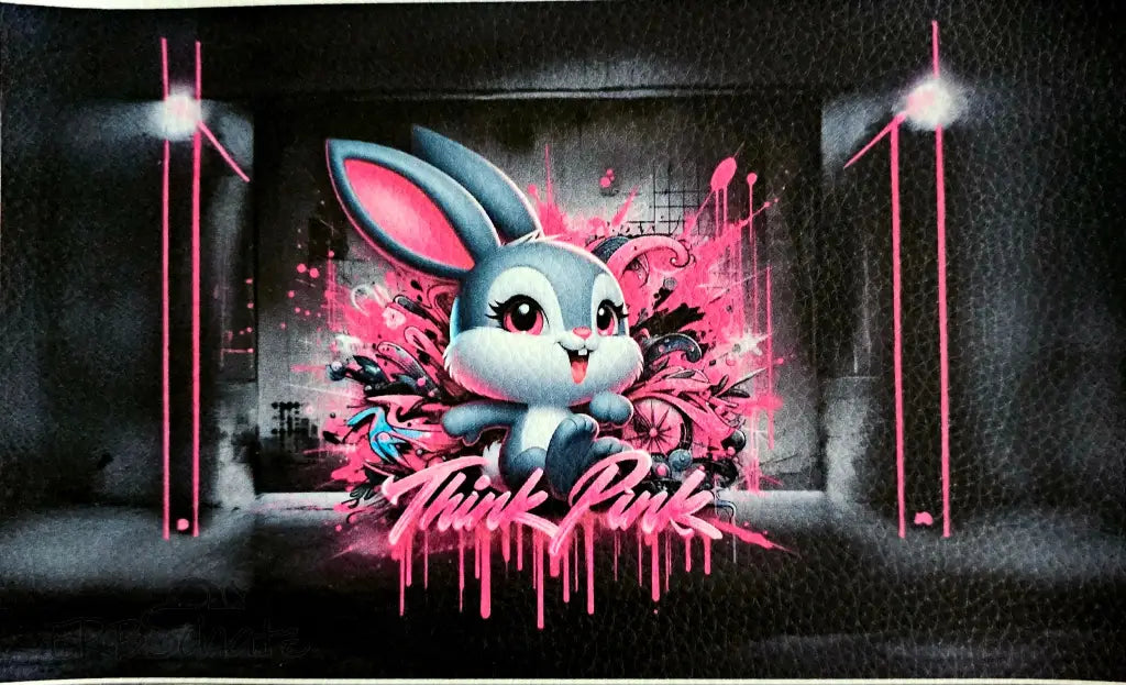 Kunstleder Portemonnaie Panele Think Pink | 25 x 15cm - PP