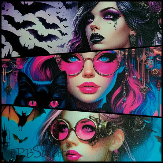 Kunstleder Portemonnaie Panele Vibrant Woman 25x 15cm - PP