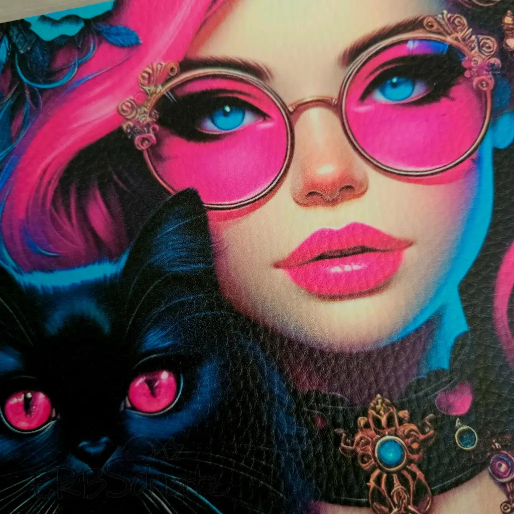 Kunstleder Portemonnaie Panele Vibrant Woman 25x 15cm - PP