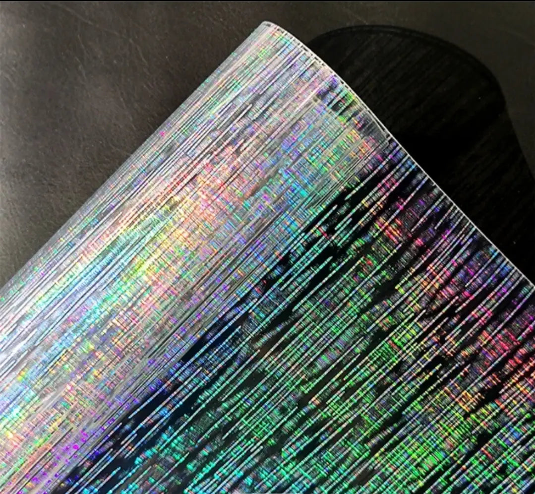 Kunstleder/PVC Clear Holo Designs Rollen 30 x 135 cm