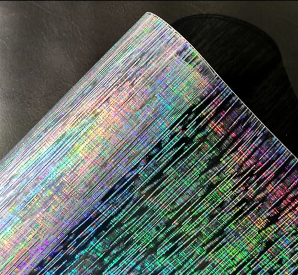 Kunstleder/PVC Clear Holo Designs Rollen 30 x 135 cm