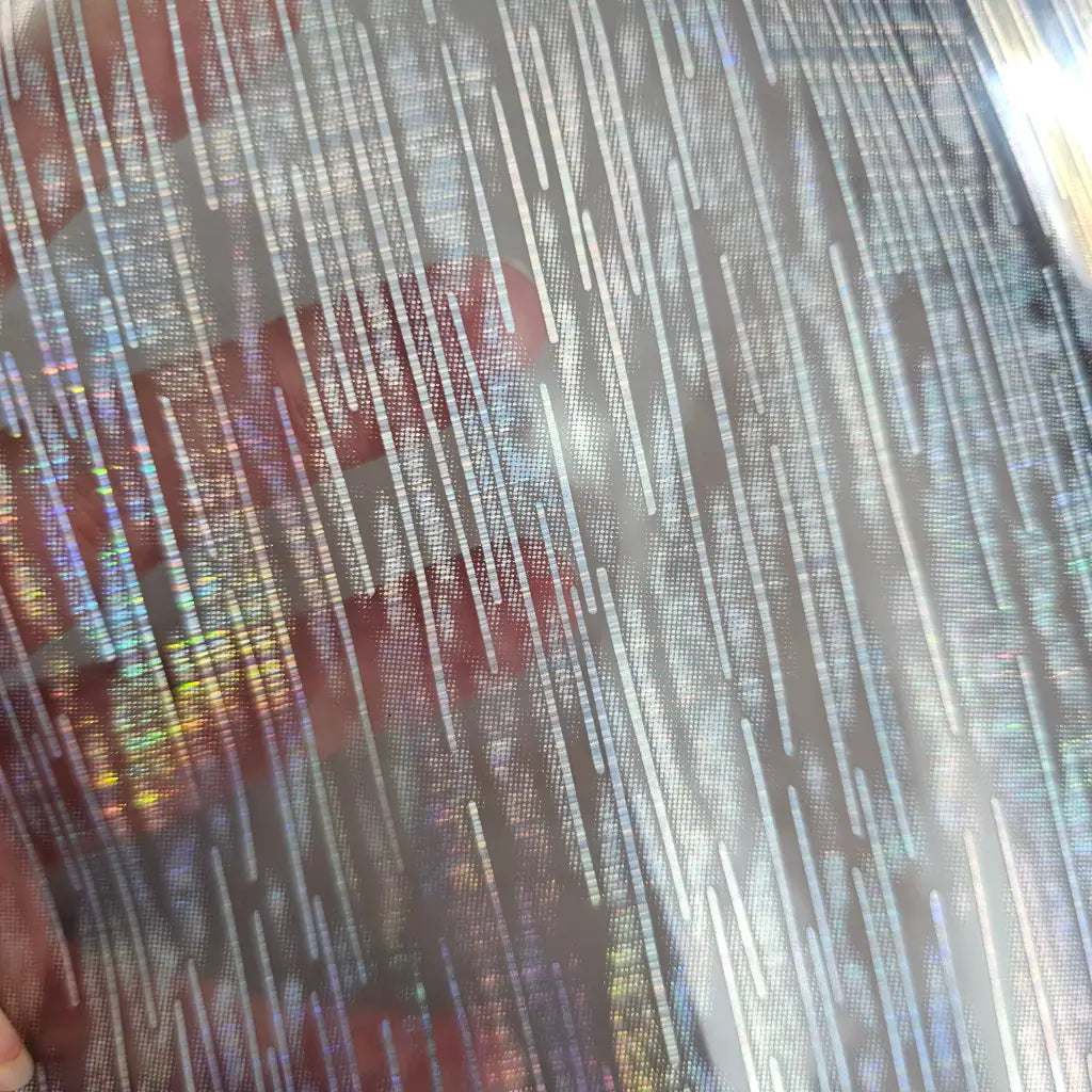 Kunstleder/PVC Clear Holo Designs Rollen 30 x 135 cm