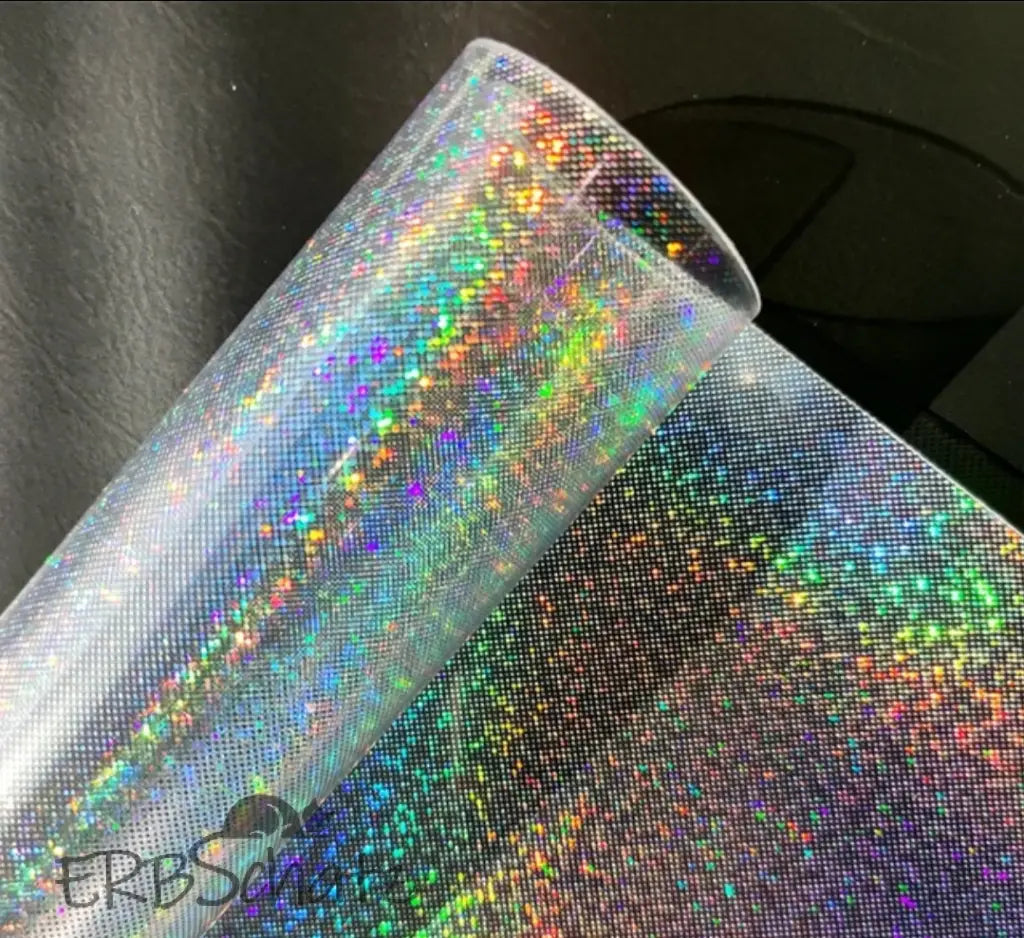Kunstleder/PVC Clear Holo Designs Rollen 30 x 135 cm - Holo