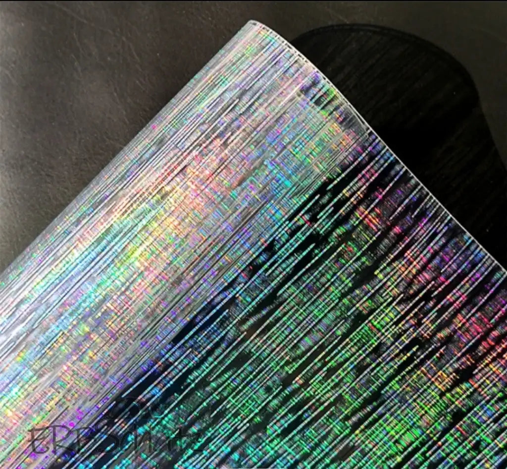 Kunstleder/PVC Clear Holo Designs Rollen 30 x 135 cm - Holo
