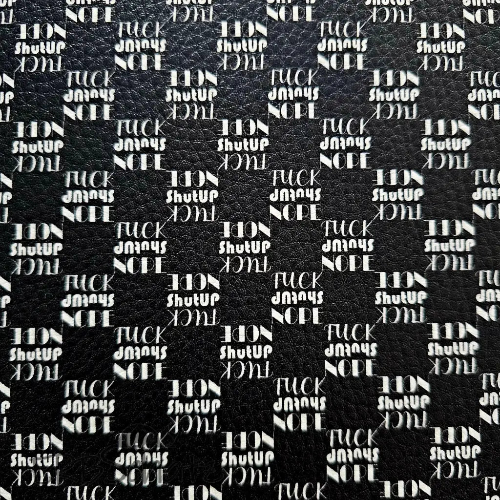 Kunstleder Statement Karo 50 x 140 cm - Statement Karo