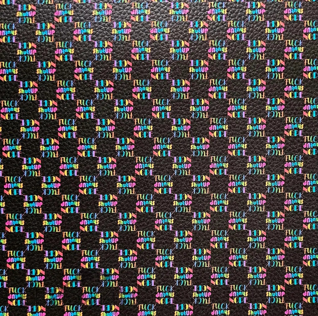 Kunstleder Statement Karo 50 x 140 cm - KL50