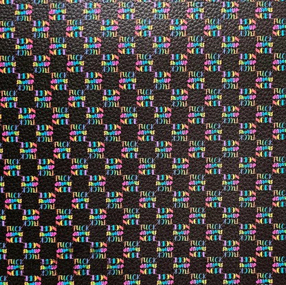 Kunstleder Statement Karo 50 x 140 cm - KL50