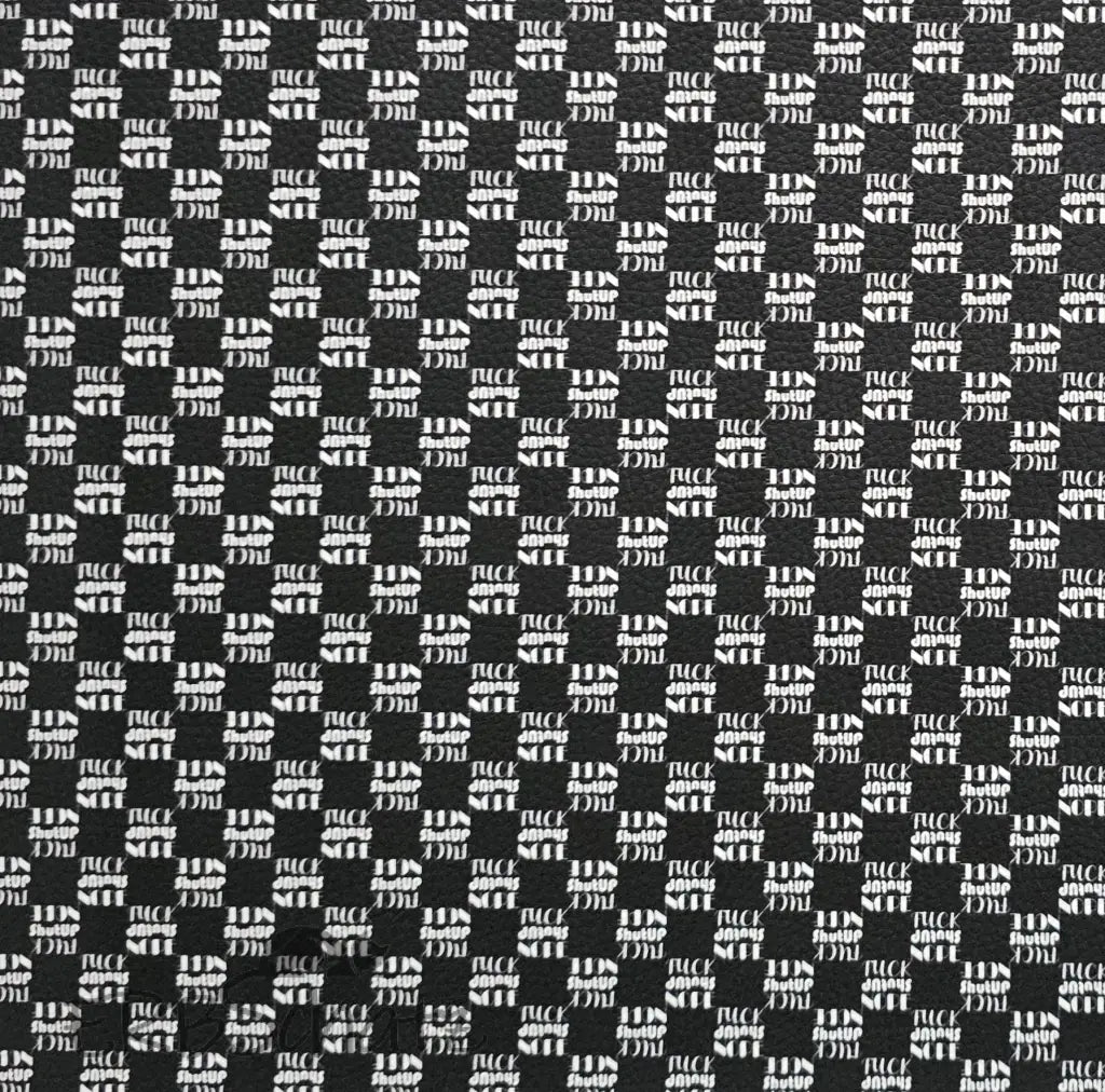 Kunstleder Statement Karo 50 x 140 cm - KL50