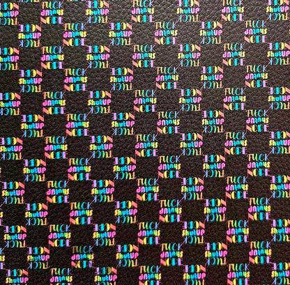 Kunstleder Statement Karo 50 x 140 cm - KL50