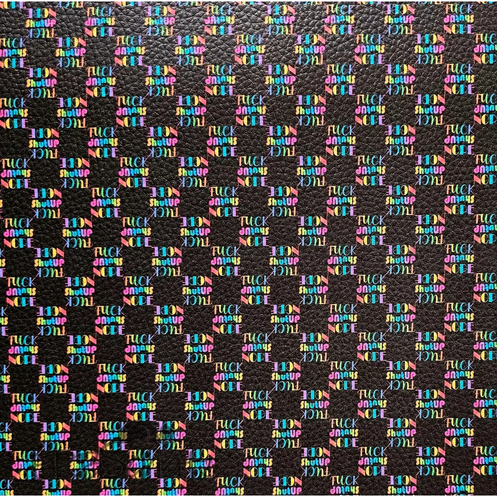 Kunstleder Statement Karo 50 x 140 cm - KL50