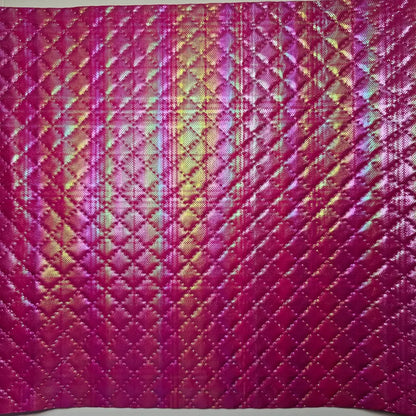 Kunstleder Steppdesign Shimmer Rollen 30 x 135 cm