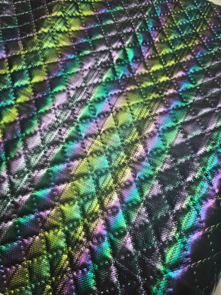 Kunstleder Steppdesign Shimmer Rollen 30 x 135 cm