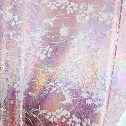 Kunstleder Vibrant Flowers Rollen 30 x 135 cm