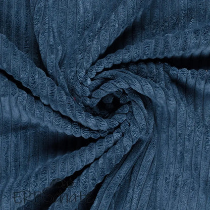 Breitcord | Farbauswahl | 1 cm Rippen - Blau