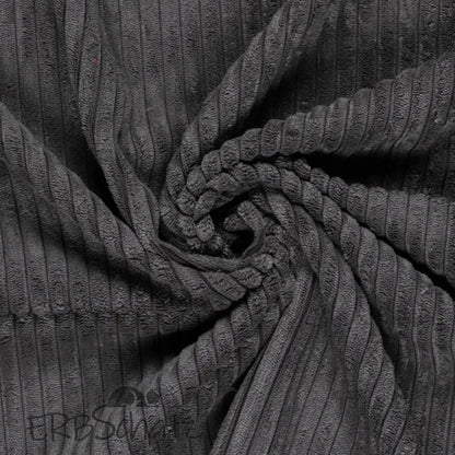 Breitcord | Farbauswahl | 1 cm Rippen - Dunkelgrau