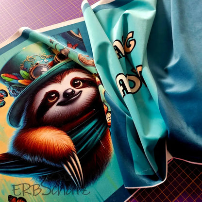 Kuschelkissen Panelset | 40x40 cm Kissenbezug - Faultier