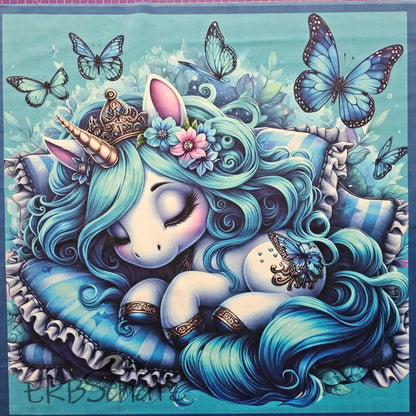 Kuschelkissen Panelset | 50x50 cm Kissenbezug - Einhorn