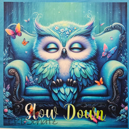 Kuschelkissen Panelset | 50x50 cm Kissenbezug - Eule