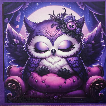 Kuschelkissen Panelset | 50x50 cm Kissenbezug - Nachteule