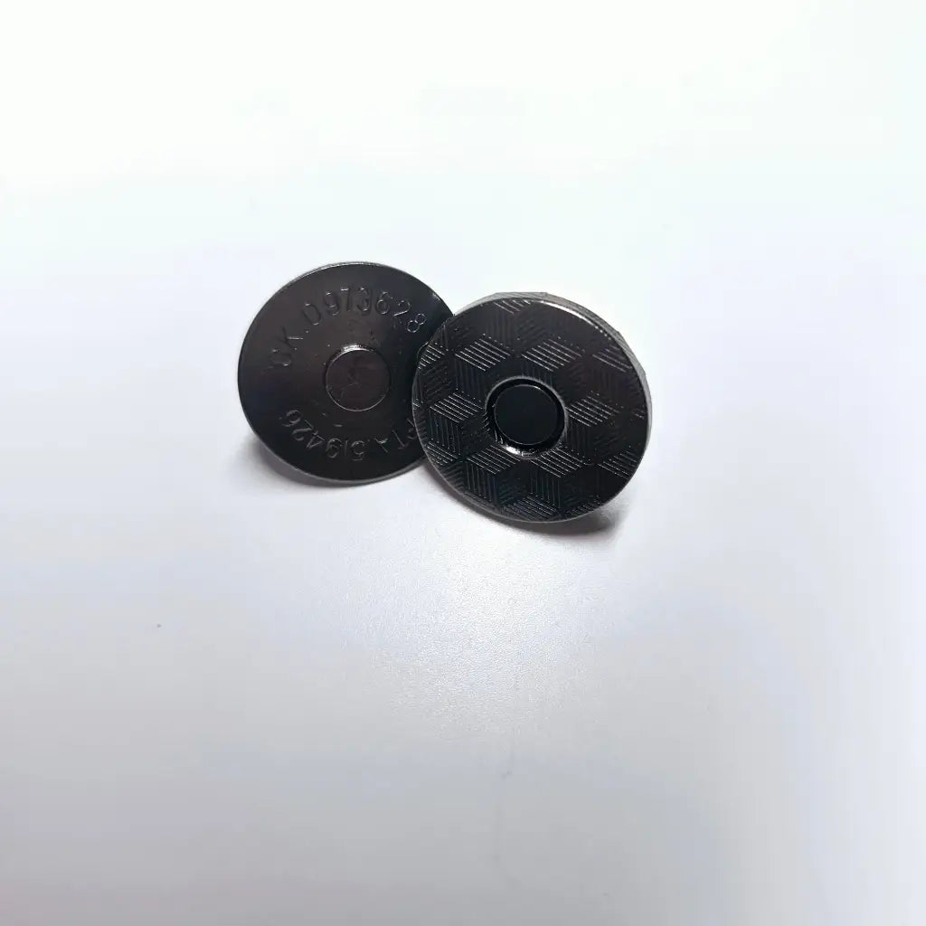 Magnet Taschenverschlüsse 18mm - extra flach Silber