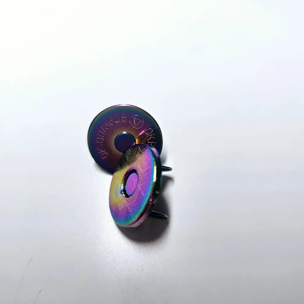 Magnet Taschenverschlüsse 18mm - extra flach Silber
